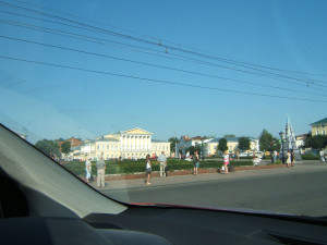В центре города