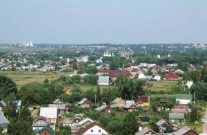 Вид на город